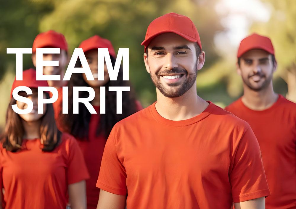 Teamkleidung für Unternehmen und Vereine