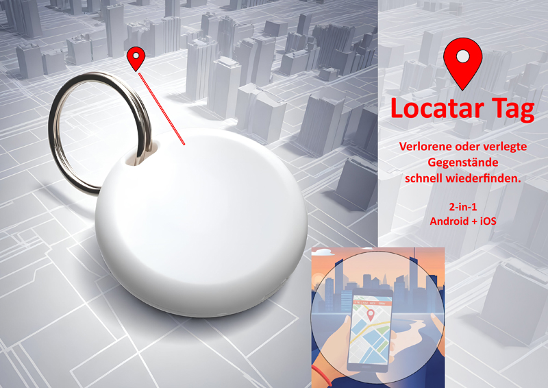 Foto zeigt Tracker – smarte Werbeartikel zum Wiederfinden